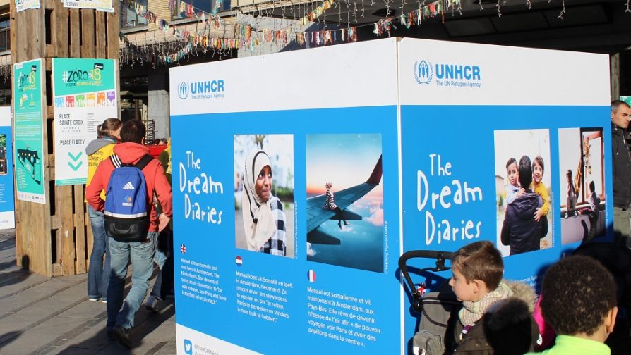 UNHCR België op het Kinderrechtenfestival #Zéro18