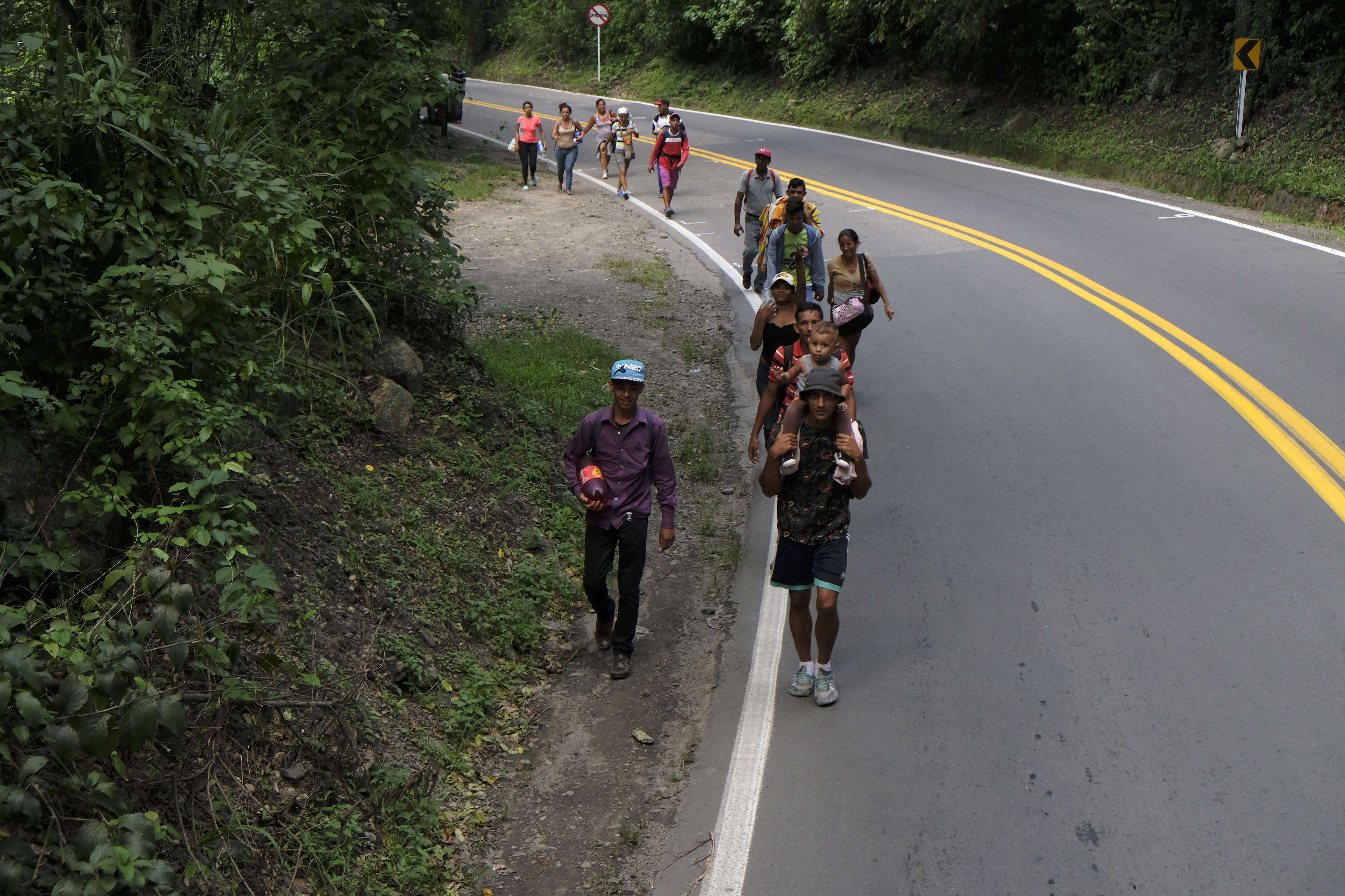 Colombia. Desperate Venezuelans cross border in search of a better life