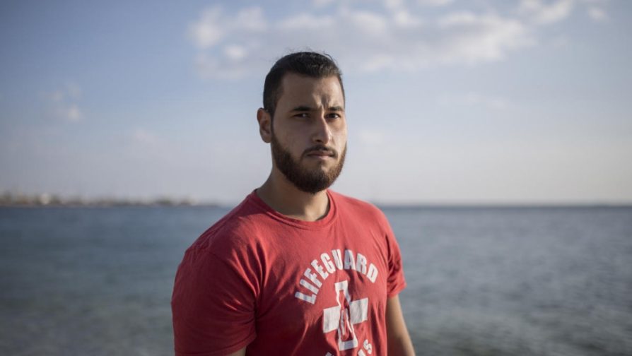 Syrian lifeguard helps save others in peril on the Greek coast