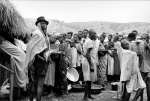 As colonialism came to a close, conflicts erupted in many parts of Africa in the 1960s including, not for the last time, strife in the central African state of Rwanda.
This group of Rwandese is seen waiting for the distribution of food at a refugee centre in Uganda's Oruchinga Valley.
