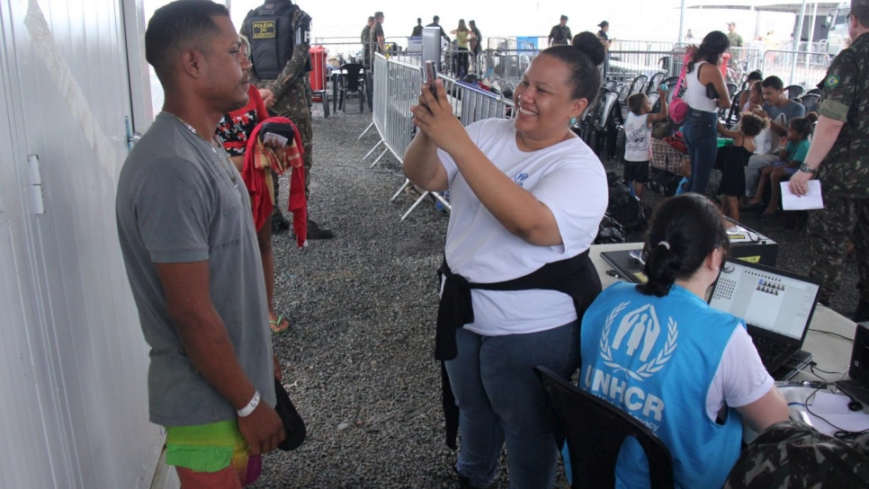 Shayla Nacimiento en la inauguración del refugio Rondon 1 