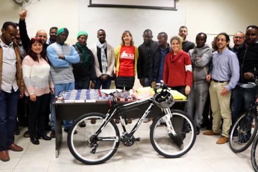 Let’s get visible: Safer cycling for refugees