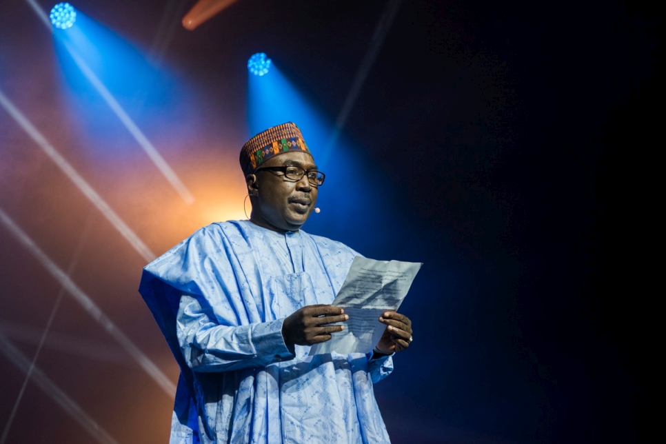 Zannah Mustapha, UNHCR's 2017 Nansen Award winner, speaks about his work advocating for the rights and education of displaced children in northeast Nigeria.