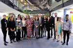 Advisory group members on Gender, Forced Displacement and Protection meet with the High Commissioner for Refugees, Filippo Grandi, Assistant High Commissioner for Protection, Volker Türk, and US Ambassador Pamela Hamamoto on the eve of the group's inaugural meeting. 