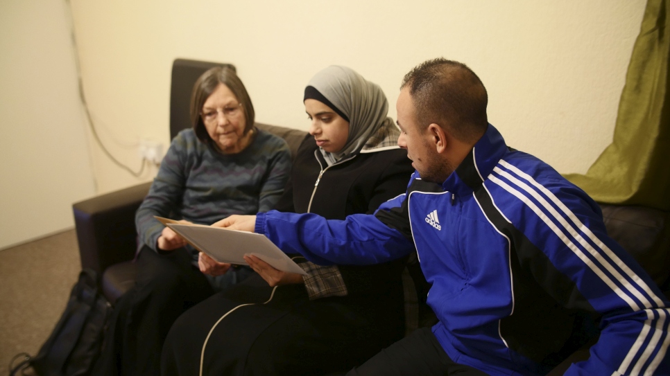 Syrian goalkeeper Great British Welcome