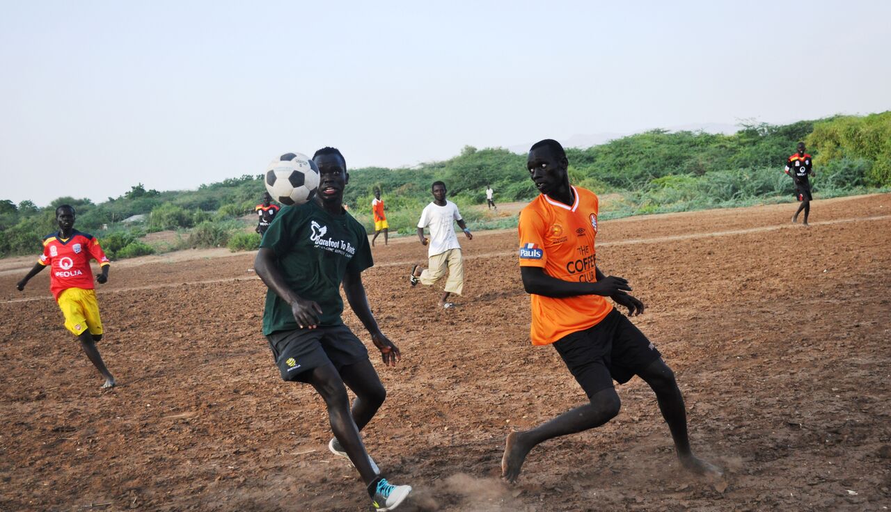 Football Star Launches “Barefoot to Boots” Initiative in Kakuma