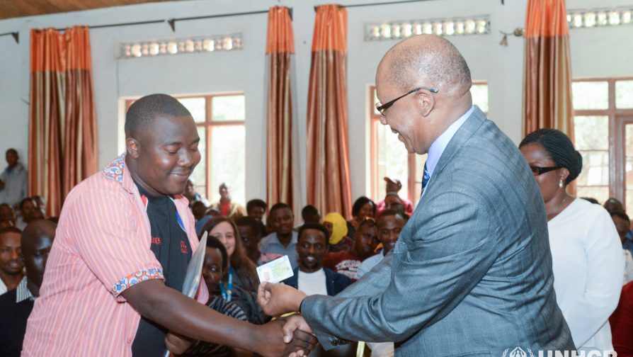 The Government of Rwanda and the UN Refugee Agency launch the issuance of national refugee identification cards in Kigali