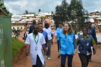 Her Royal Highness Princess Sarah Zeid visits Gihembe Refugee Camp