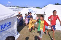 Tents bring Indonesia quake survivors out of the rain