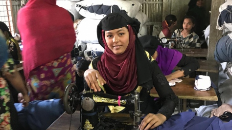 Rohingya refugee women stitch new lives in Bangladesh