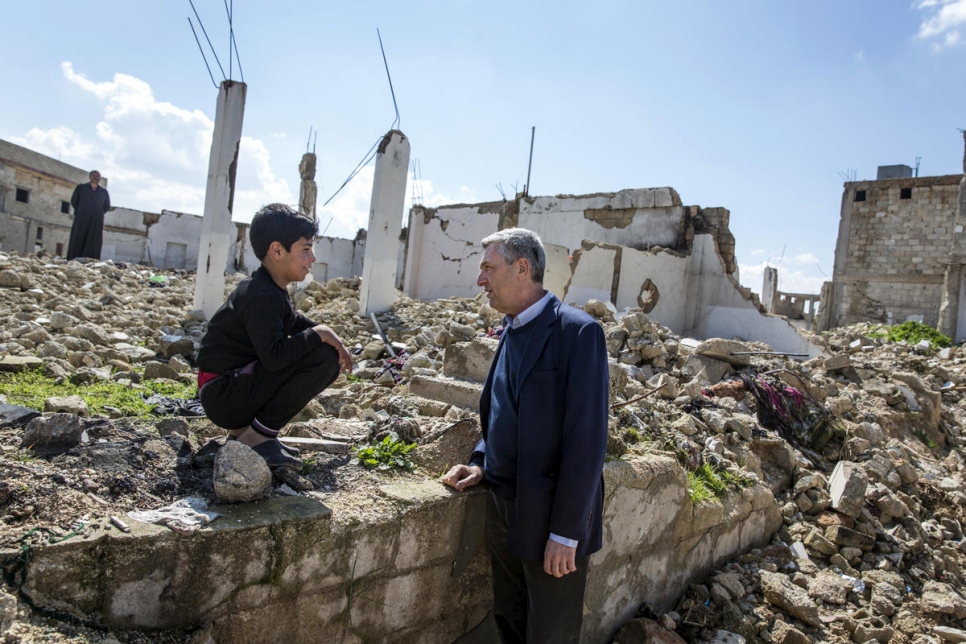 Syria. High Commissioner visit to Souran