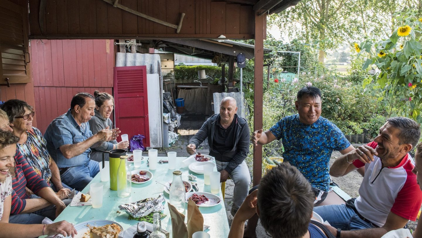 Switzerland. Integration of refugees through a gardening project