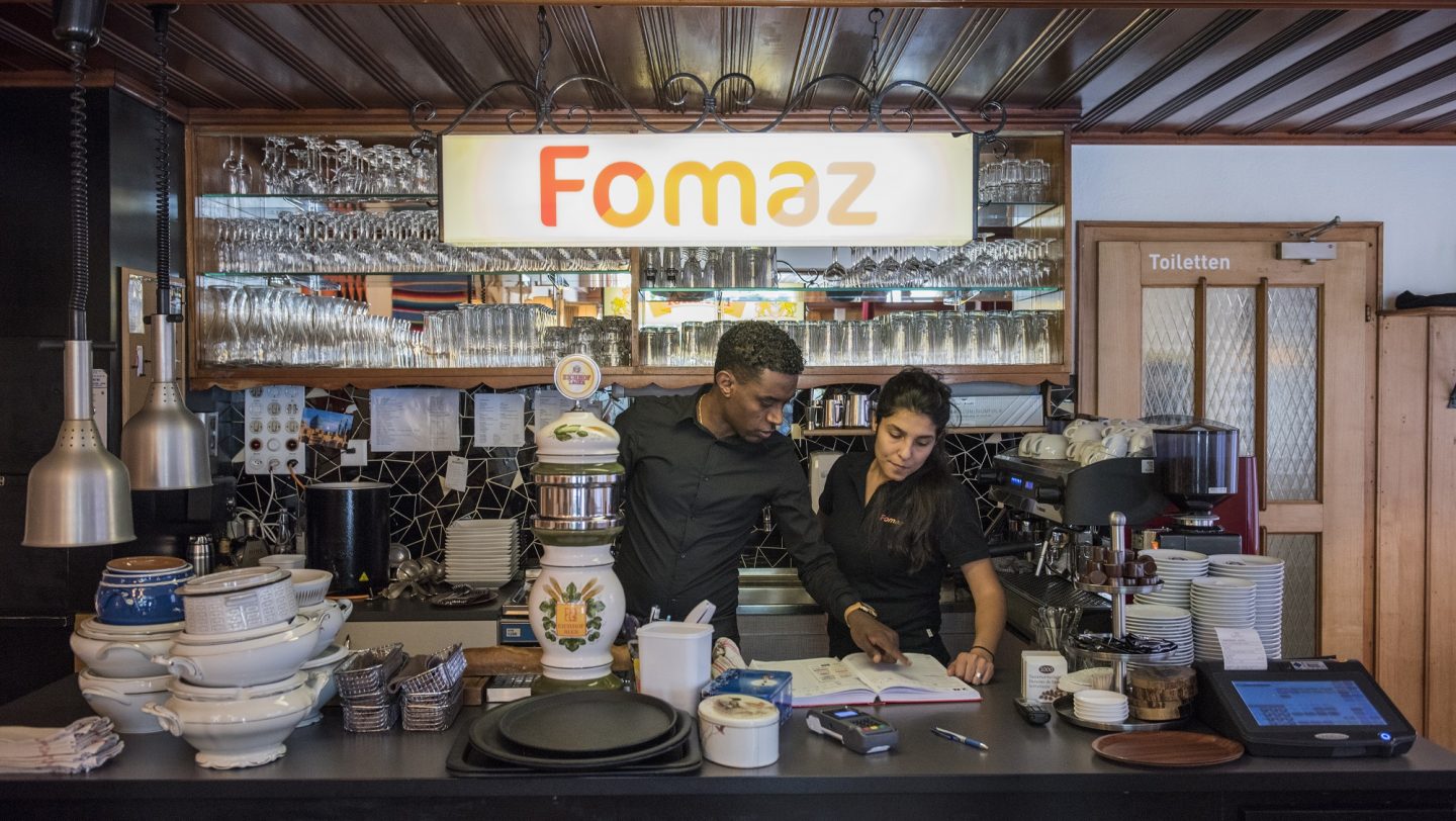 Switzerland. Training and integration of refugees in Swiss heartland through restaurant training