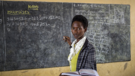 Rwanda. The school striving to give Burundian girls an education