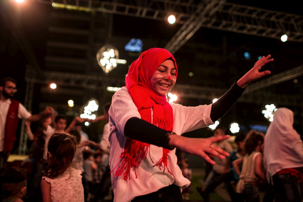 Lebanon. World Refugee Day at Ramadan Village