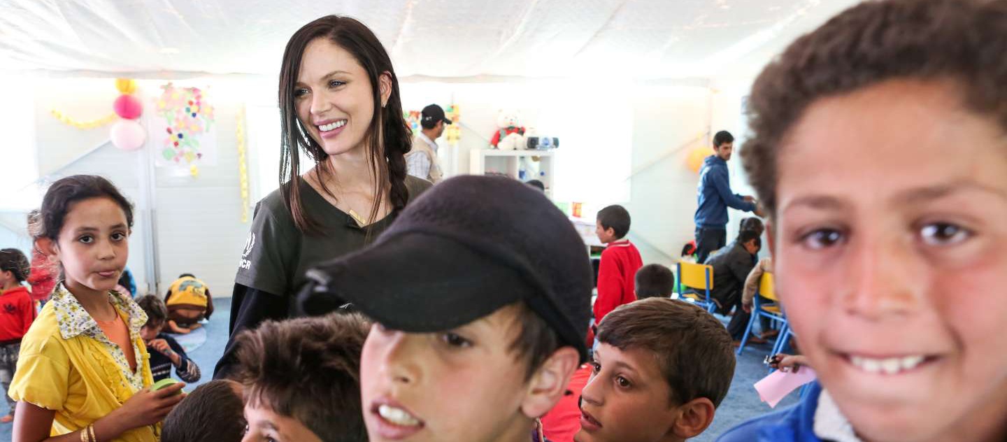 High Profile Supporter Georgina Chapman. 2014