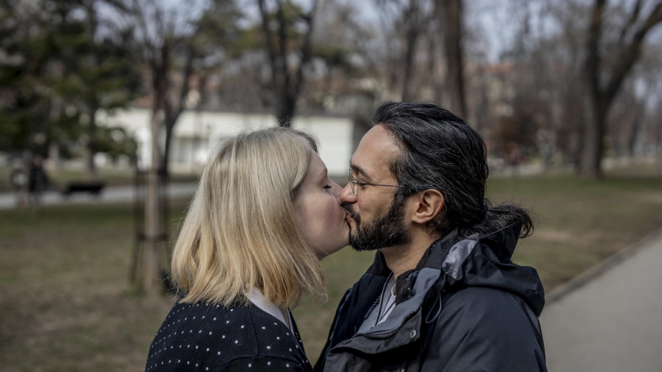 Ida was walking her dog in a Belgrade park when she first met Mawaheb. "From the moment Mawaheb and I met, we were together all the time," she says. "We felt as if we knew each other."