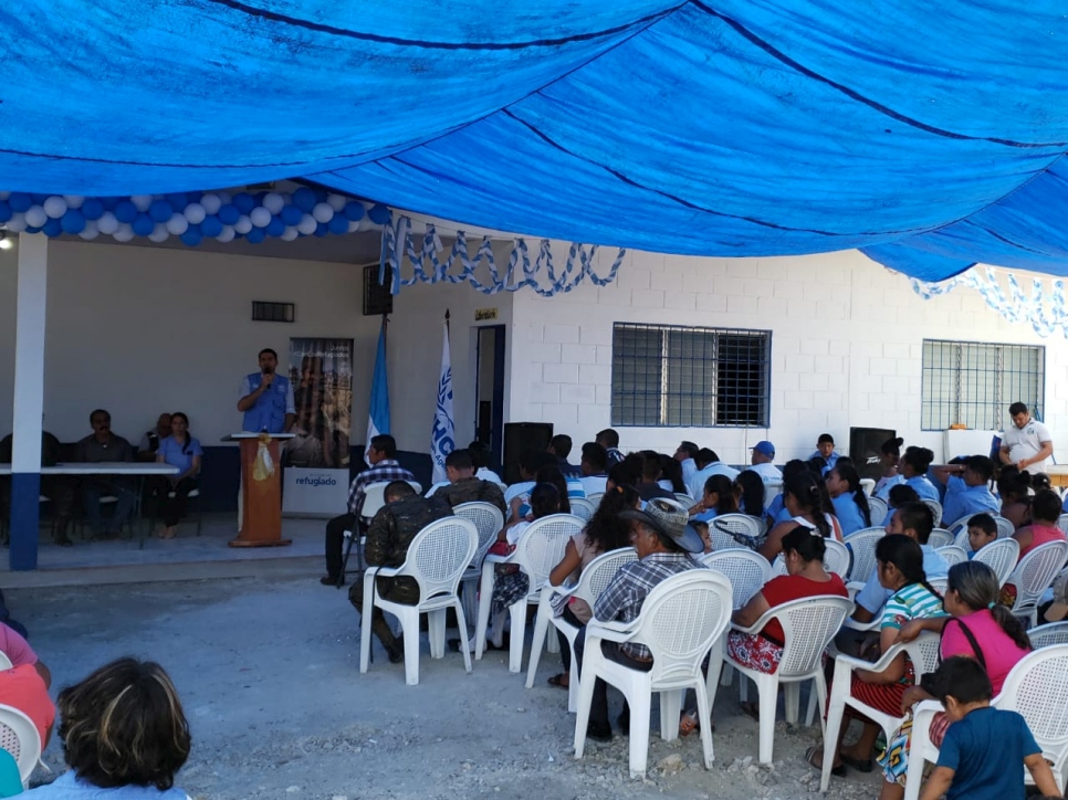 Inauguración del centro de salud de Bethel, en Petén, Guatemala.