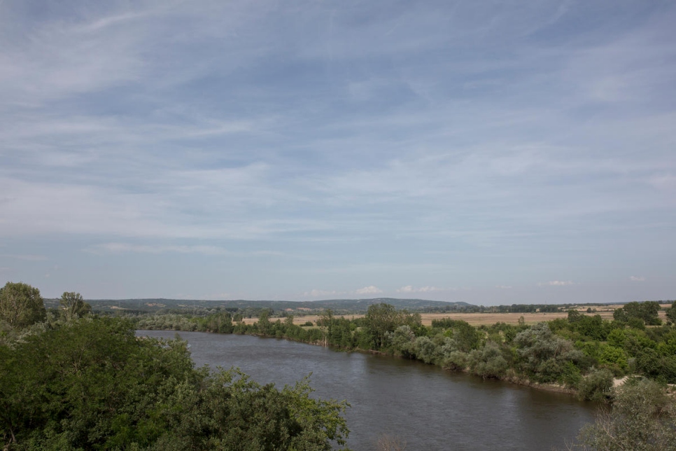  El río fronterizo, representado aquí cerca de la ciudad de Orestiada. 