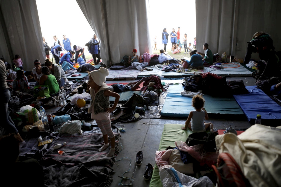 Mexico.  Asylum seekers make it to Mexico City.