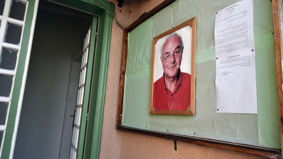  The Father Andeweg Institute for the Deaf was founded in 1957 by Dutch priest, Father Andy J. Andeweg, whose photo hangs at the entrance. 