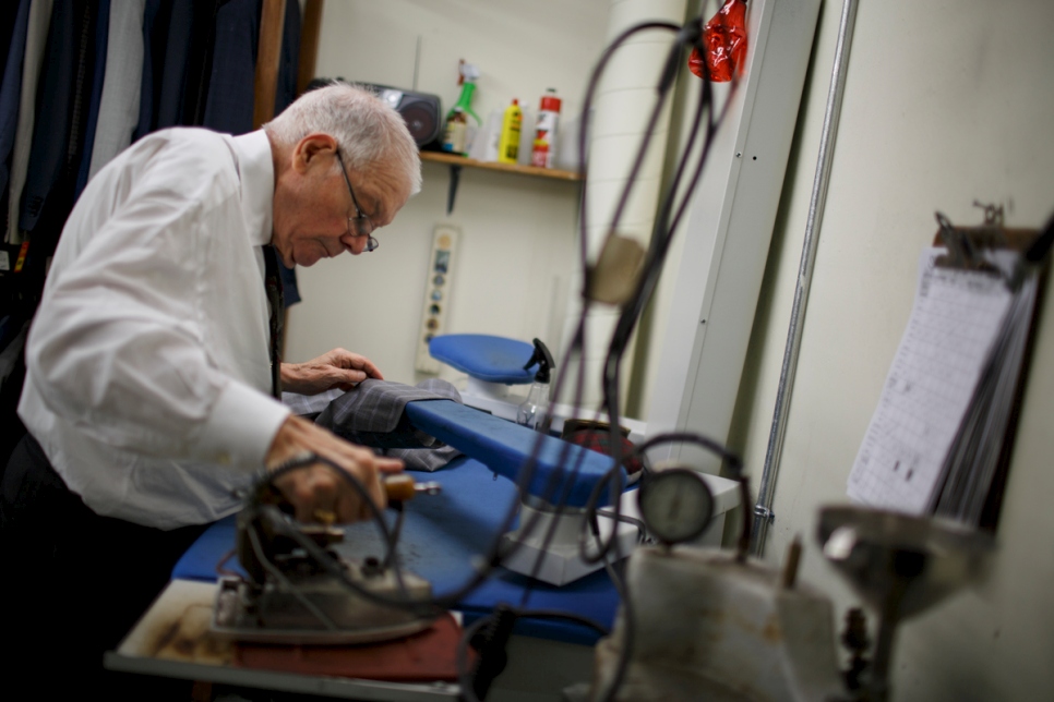 Originaire d'Italie, Mario Aristodemo a travaillé trois mois avec Tom. 