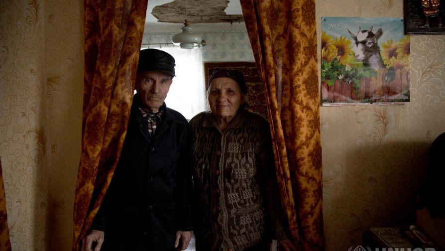 Estonia funding to UNHCR rebuilds shattered homes in Ukraine