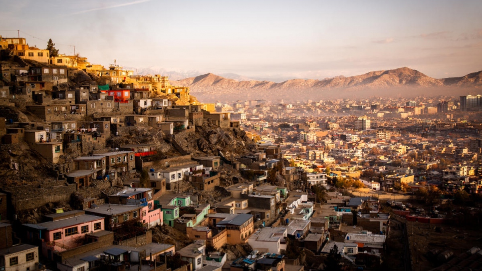 Vue générale de Kaboul, en Afghanistan, le 19 novembre 2018. 