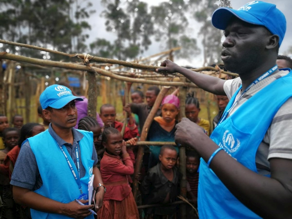 Le HCR continue de fournir une assistance à plus d'un million de déplacés éthiopiens.  