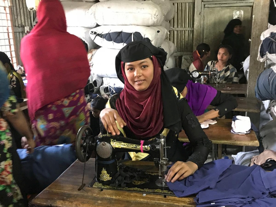 Rohingya refugee women stitch new lives in Bangladesh