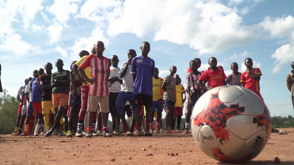 Italian football coaches show solidarity with refugees and host communities in Uganda