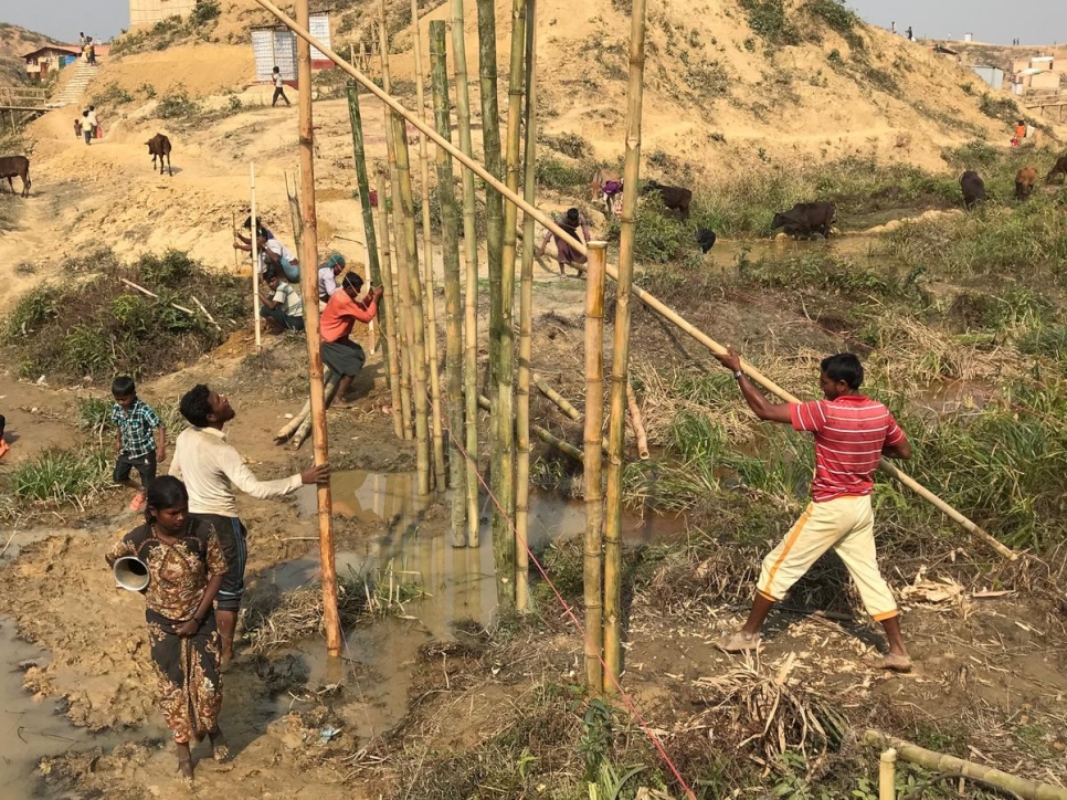 Bangladesh. Monsoon rains in could put protection of Rohingya refugees at risk