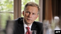 The governor of Latvia's Central Bank Ilmars Rimsevics (file photo)