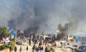 Tehreek-i-Labaik protests in Islamabad (Source: Dawn)