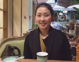 Nyima Lhamo, who arrived in Dharamsala, India on July 24 after fleeing China, in recent photo.