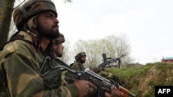 Indian Army soldiers near the Line of Control in Kashmir. (file photo)