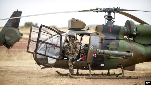 French forces are working with Malian forces in the fight against the guerrillas.