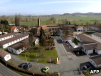 The camp in Friedland, Germany, where the first refugees from Iraq arrived on March 19.