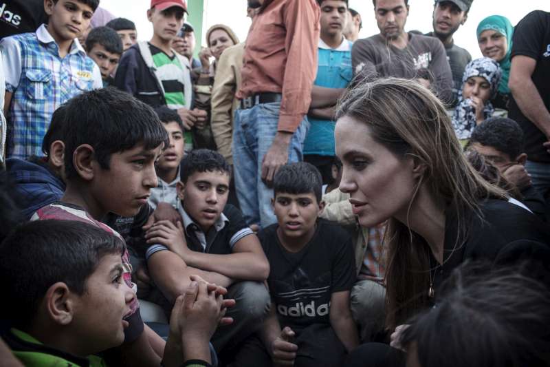 Once they cross the border, refugees are registered by the Jordanian military and taken to Za'atri refugee camp, where they receive tents and food and whatever they need to survive.