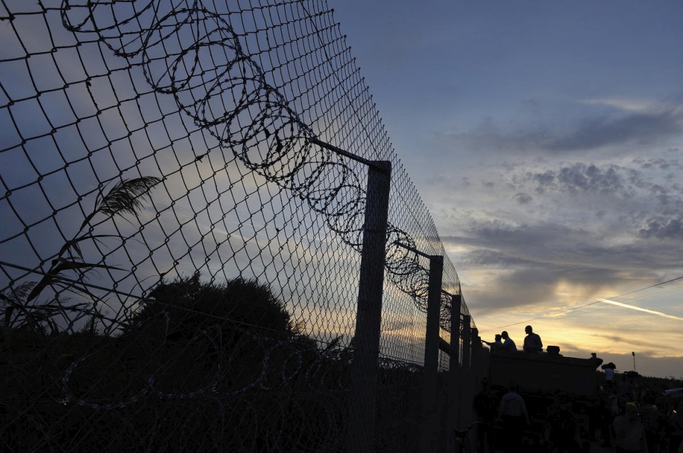 Hungary. Before the border closed