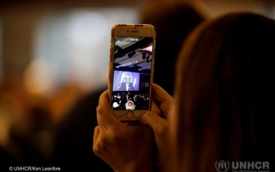 Mobile platforms can give refugees access to vital information