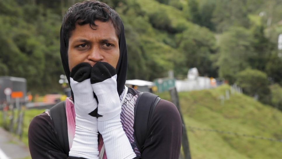 Venezuela's "walkers" make perilous journey in search of safety 