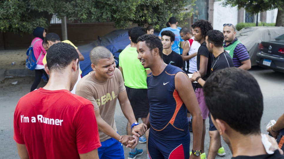 Guled est un membre actif du Cairo Runners Club depuis plusieurs années. 