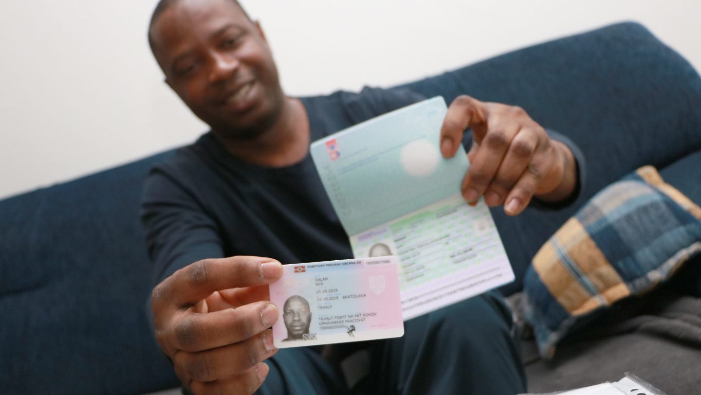 Slovakia. Ben Salam was born in Ivory Coast, but found himself stateless in Slovakia after being frauded into a non-existent job opportunity. He's now been struggleing to become a citizen of any country for 10 years.