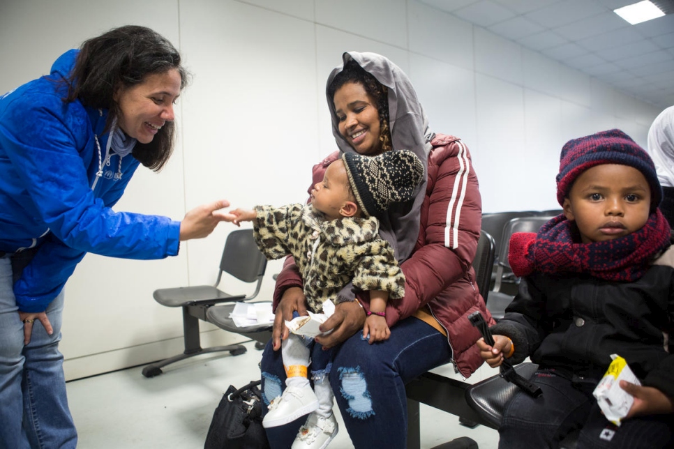 UN Refugee Chief welcomes African leadership and solidarity in action for refugees evacuated from Libya