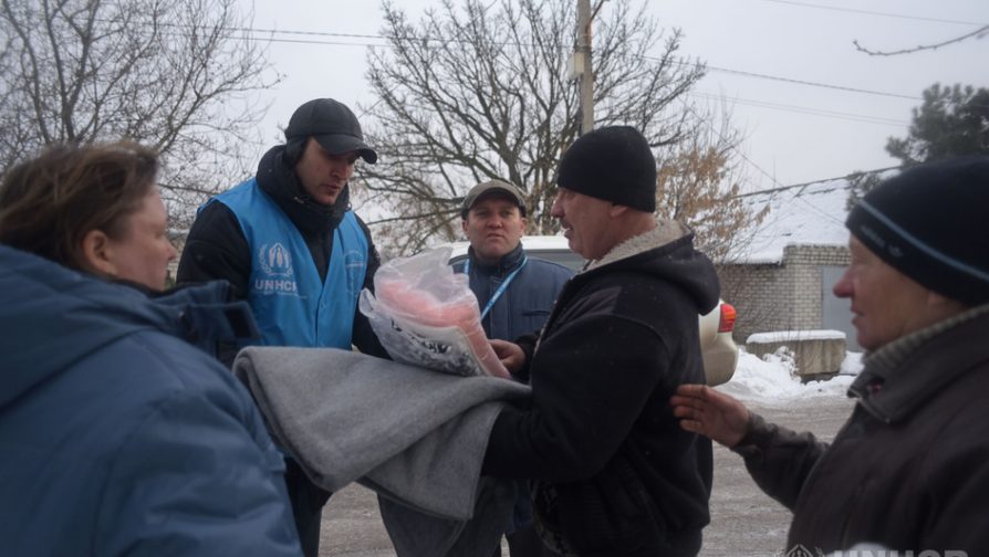 Lietuva skyrė 50 tūkstančIų eurų paramą UNHCR padėti Ukrainoje namus priverstinai palikusiems asmenims