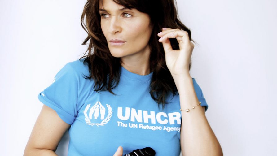 Helena Christensen udnævnt til Goodwill Ambassadør  for UNHCR, FN’s Flygtningeorganisation