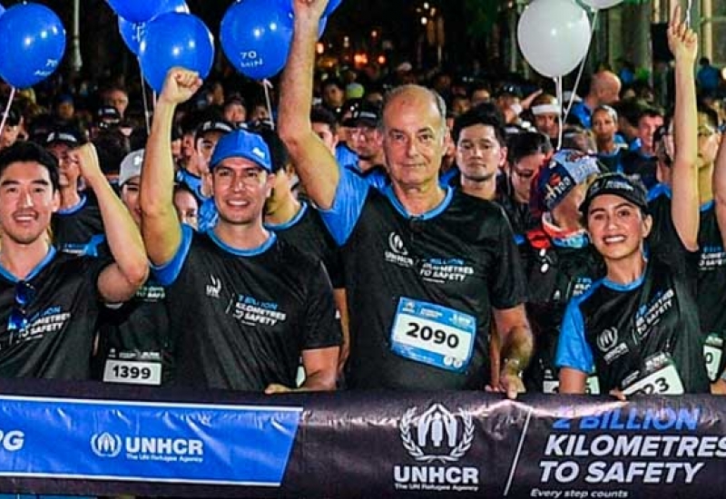 UNHCR “2 BILLION KILOMETRES TO SAFETY” CHARITY RUN 