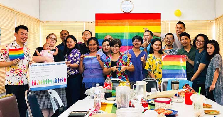 UNHCR Field Office in Mae Sot organized a special event to contribute the awareness on IDAHOT Day.