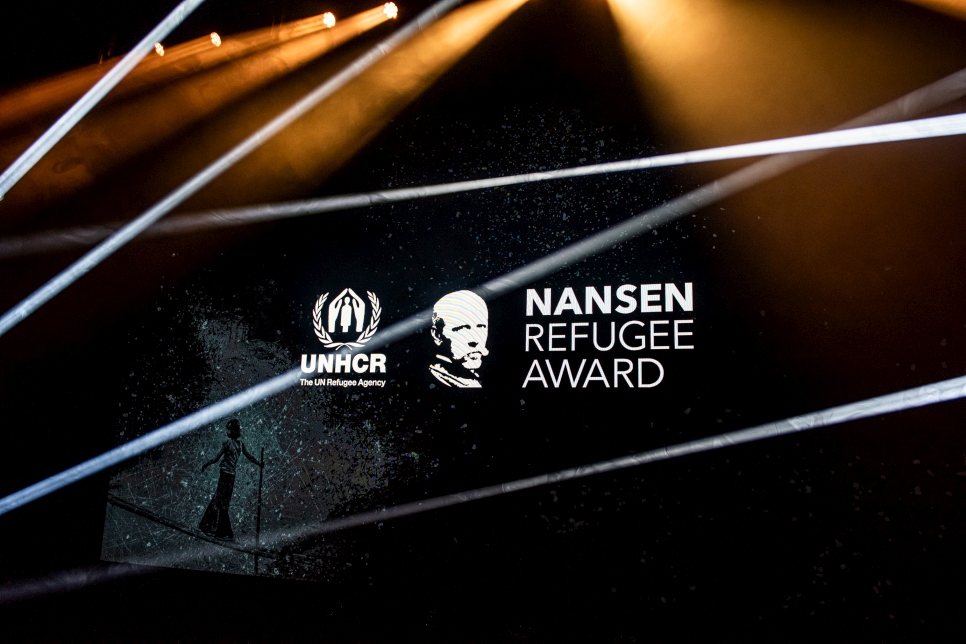 The 2019 Nansen Refugee Award ceremony is about to begin at the Bâtiment des Forces Motrices in Geneva, Switzerland.